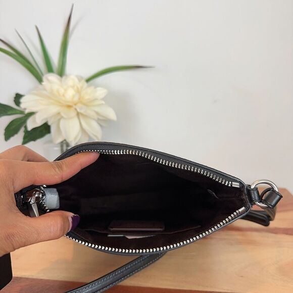 NWT Coach Mini Rowan File Bag In Signature Canvas With Rose Print - Picture 5 of 8